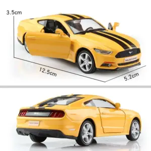 1:36 Scale Ford Mustang GT Diecast Model 22 S9b979faa1ff043f89aeae8d091f4fbadx