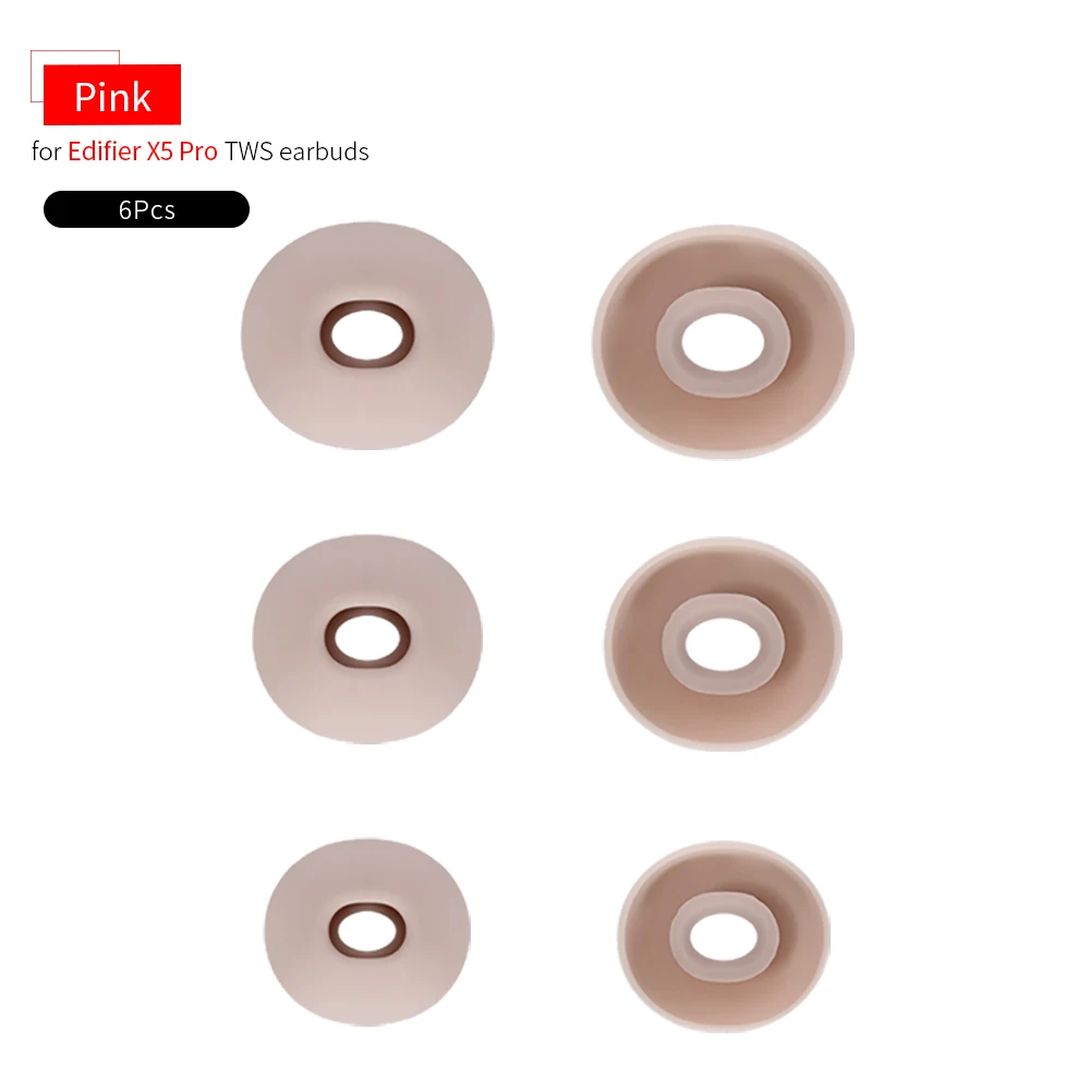 Edifier X5 Pro Ear Tips - 6 Silicone Set 10 Edifier X5 Pro Ear Tips - 6 Silicone Set - Image 10