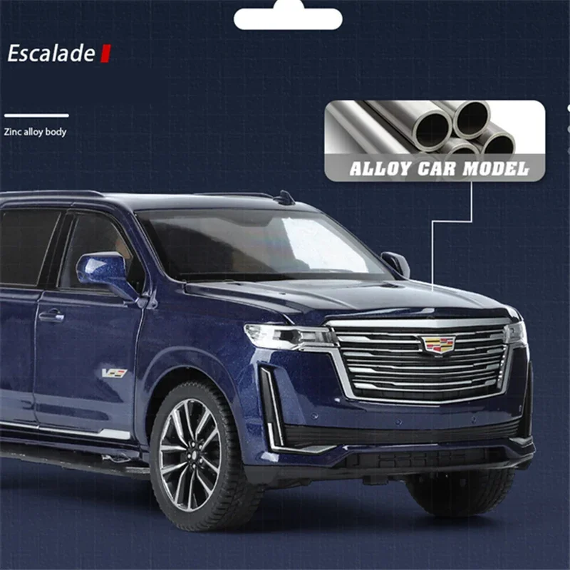 1/24 Black Cadillac Escalade Diecast Model 2 1/24 Black Cadillac Escalade Diecast Model - Image 2