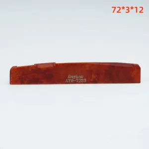 Guyker-Red Acoustic Guitar Bone Bridge Saddle 37 S9c34363db550450a9e6d5b985d1e94acW