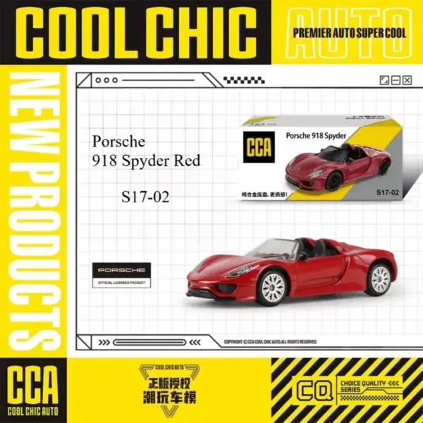 CCA 1:64 Scale Red Mustang GT 2018 Model - Image 7