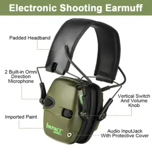 Tactical Electronic Hearing Protection Headset 20 S9d53b4b6790f4460934fefaa84cdb602w