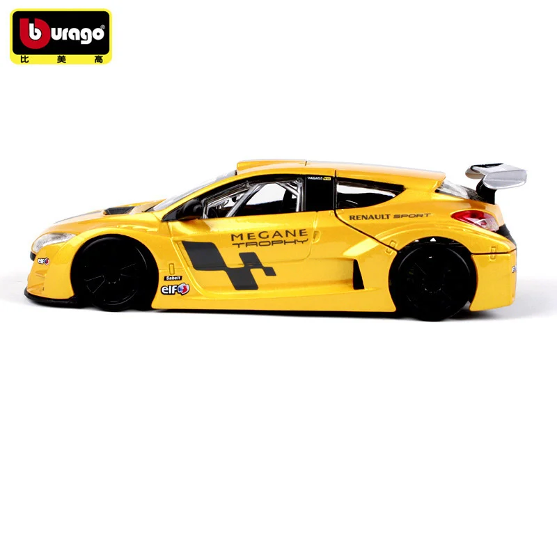 Renault Megane Yellow Diecast Model 1:24 Scale 3 Renault Megane Yellow Diecast Model 1:24 Scale - Image 3