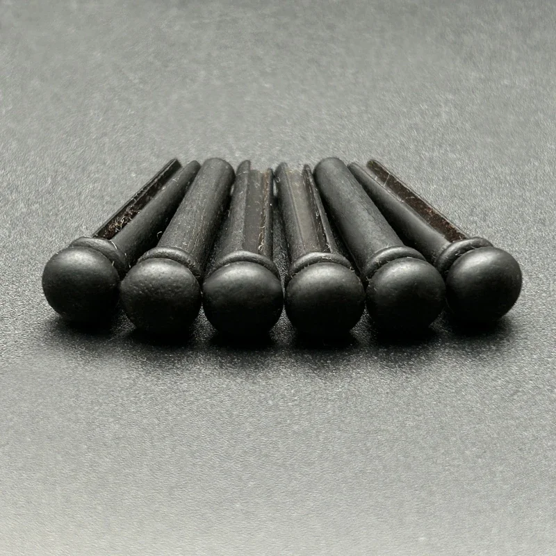 Ebony Bridge Pins Set for Acoustic Guitars 10 Ebony Bridge Pins Set for Acoustic Guitars - Image 10