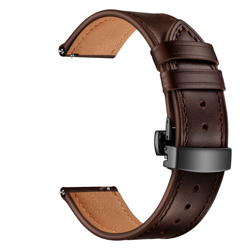 Genuine Cow Leather Watchband for Smartwatches 8 Genuine Cow Leather Watchband for Smartwatches - Image 8
