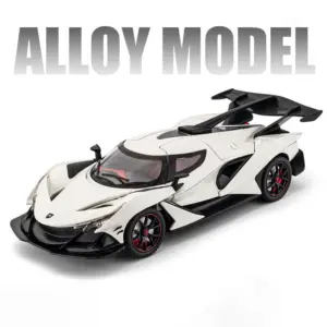 1:24 Apollo IE Die-Cast Model Supercar Black 13 Sa0101edc5f3a4247b0f0b29c89445de7f