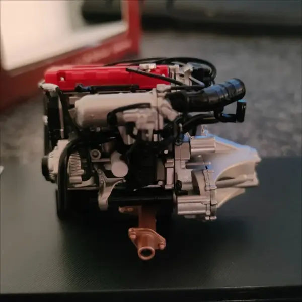 Black and Red Resin Engine Model 1:64 Scale - Image 7
