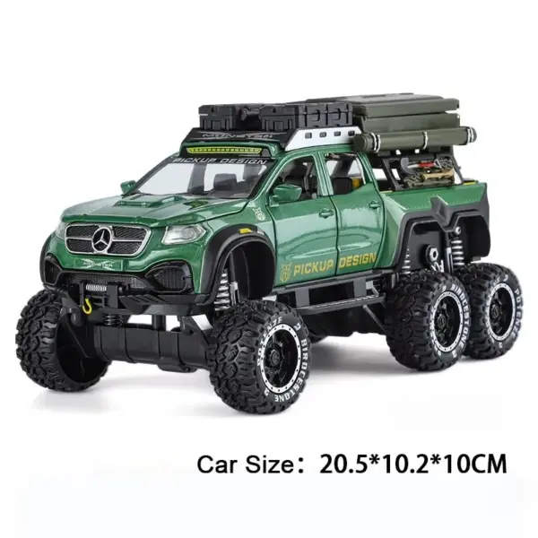 1:28 Scale UNIMOG Motorhome X-Class Model - Image 13