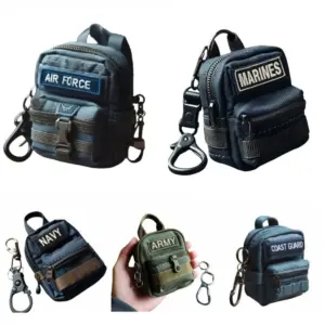 Tactical Mini Backpack Keychain with Patches 14 Sa0e4faa10e8c47ffbc6fd7970efd4a2aP