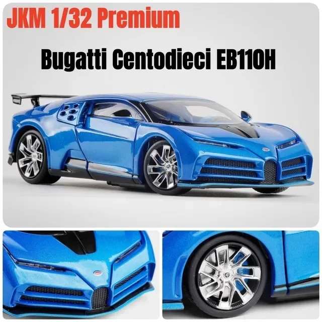 1:32 Bugatti EB110 Centodieci Model - White & Blue 6 1:32 Bugatti EB110 Centodieci Model - White & Blue - Image 6