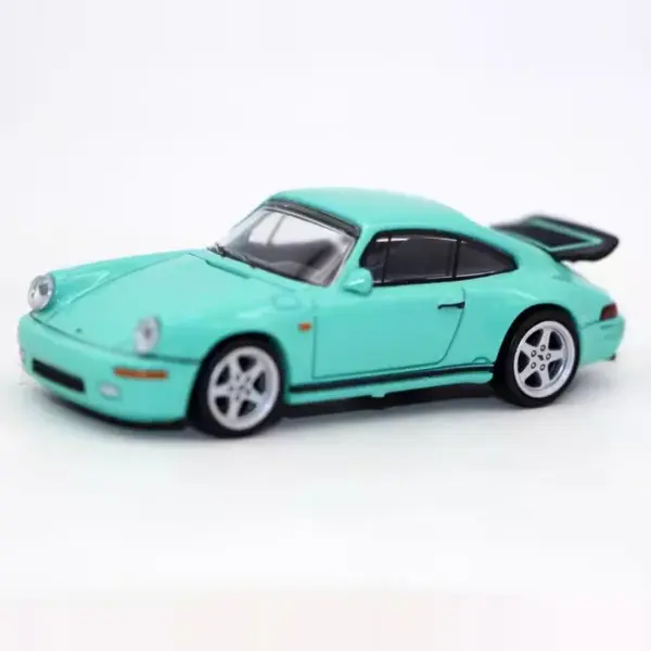 1:64 Scale Yellow 911 RUF CTR Diecast Model - Image 5