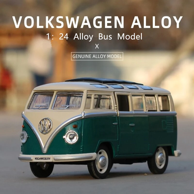 Volkswagen T1 Bus 1:24 Diecast Model Vehicle 8 Volkswagen T1 Bus 1:24 Diecast Model Vehicle - Image 8
