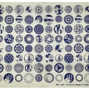 Blue and White Ceramic Underglaze Sticker Set 43 Sa22621d2bbcf468ba96705f1f4ba6491j