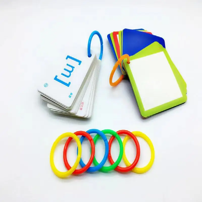 Colorful 100-Piece Plastic Binder Ring Set 2 Colorful 100-Piece Plastic Binder Ring Set - Image 2