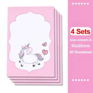 Rainbow Unicorn Memo Pad with 50 Sheets 35 Sa297140dfca8402c881eabcabffbfe2aL