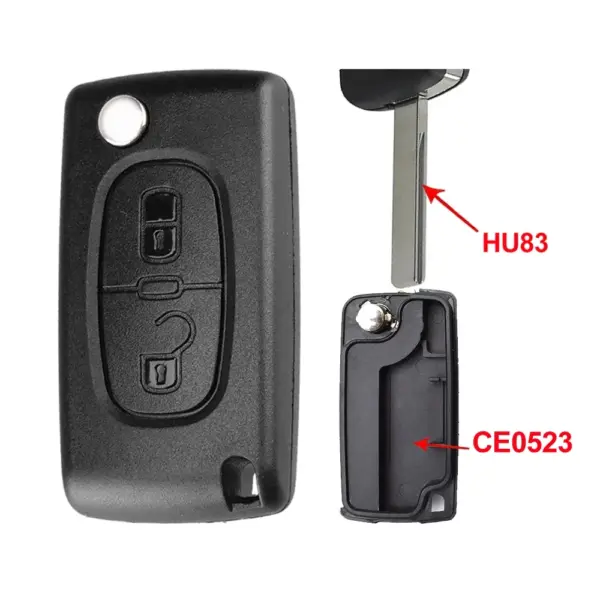 Flip Remote Key Shells for Citroen Peugeot - Image 13