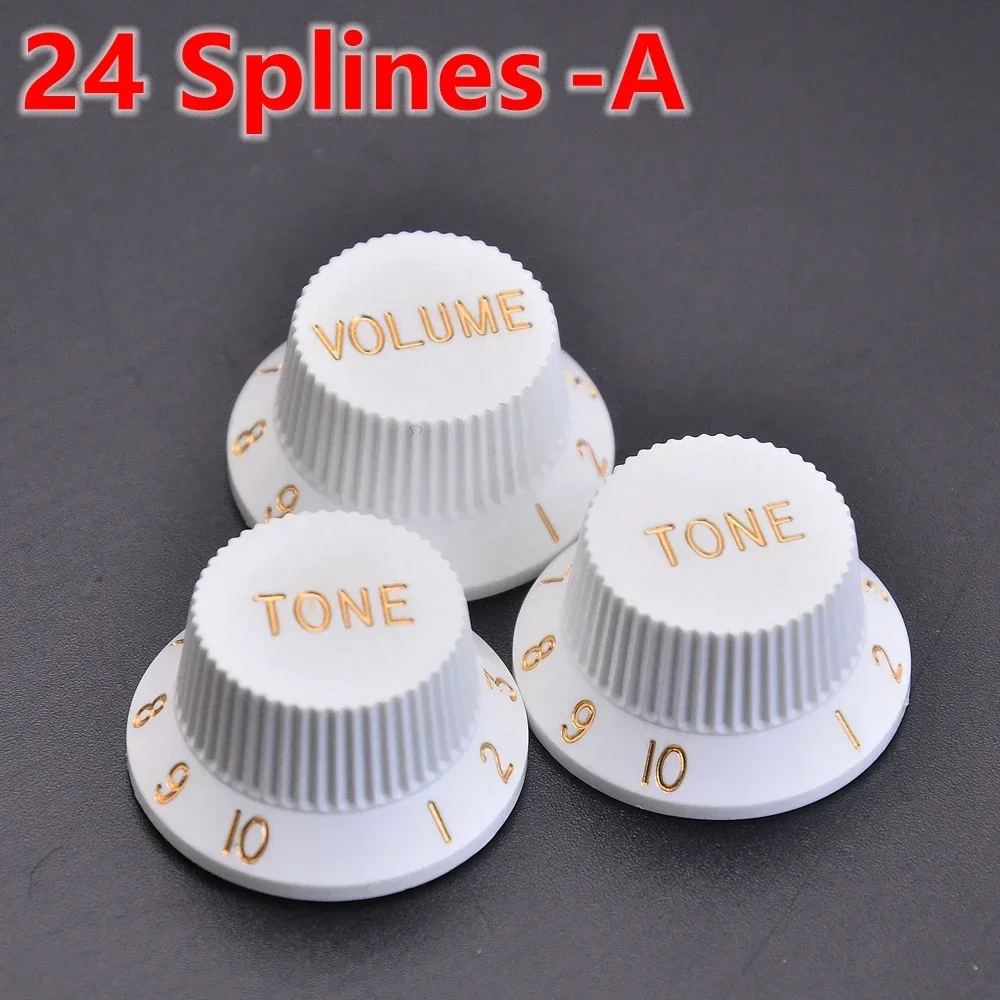Stratocaster Control Knob Set - 18/24 Spline 18 Stratocaster Control Knob Set - 18/24 Spline - Image 18