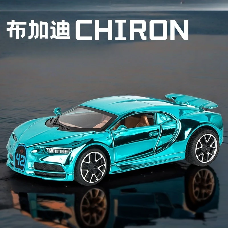 1:32 Scale Bugatti Chiron Alloy Model Car 4 1:32 Scale Bugatti Chiron Alloy Model Car - Image 4