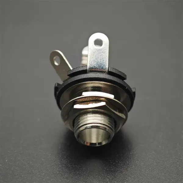 10 Pack 1/4 Inch Chrome Mono Input Jacks - Image 2
