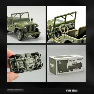 1/43 Scale Jeep Willys Military Model Car 12 Sa396521142654f548979b3f897f675a9b