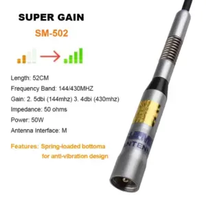 DIAMOND SM-502 VHF UHF Dual Band Antenna 10 Sa3cf53793ea34ba2b9a743797d31647dV