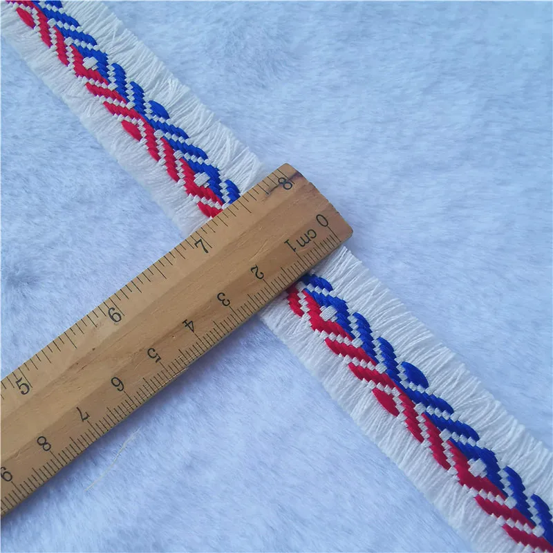 Colorful Jacquard Lace Ribbon 4.3cm x 2 Yards 19 Colorful Jacquard Lace Ribbon 4.3cm x 2 Yards - Image 19