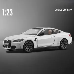 1:23 BMW M4 G82 Diecast Model Car White 14 Sa43094ffc7bc4fb58991b520ce36368fm