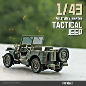 1/43 Scale Jeep Willys Military Model Car 13 Sa45495a61182443299fe4fa18fc3bbd5B