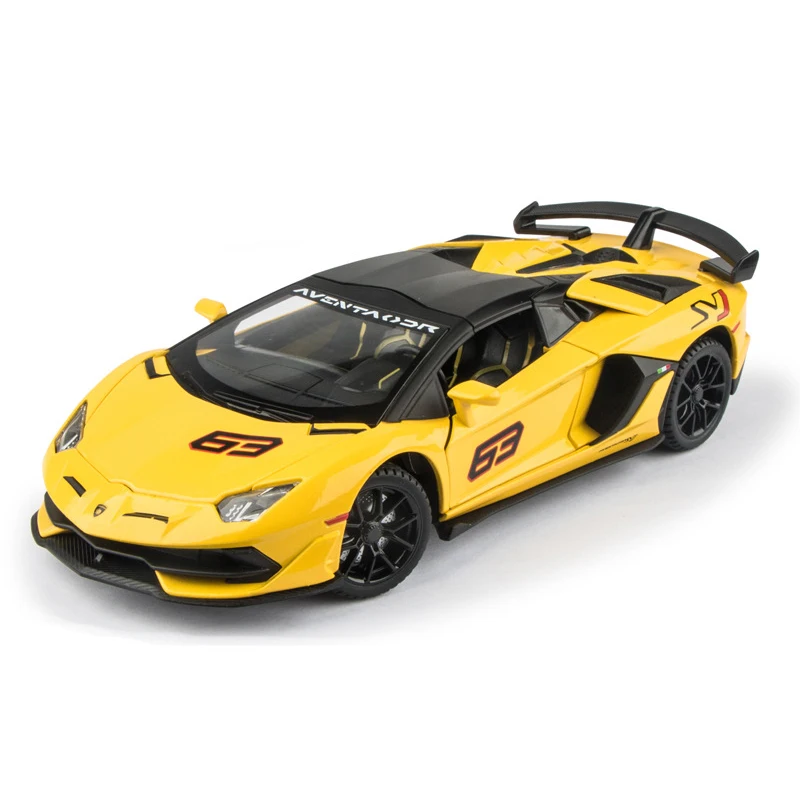 1:24 Scale Lamborghini Aventador SVJ Diecast Model 9 1:24 Scale Lamborghini Aventador SVJ Diecast Model - Image 9