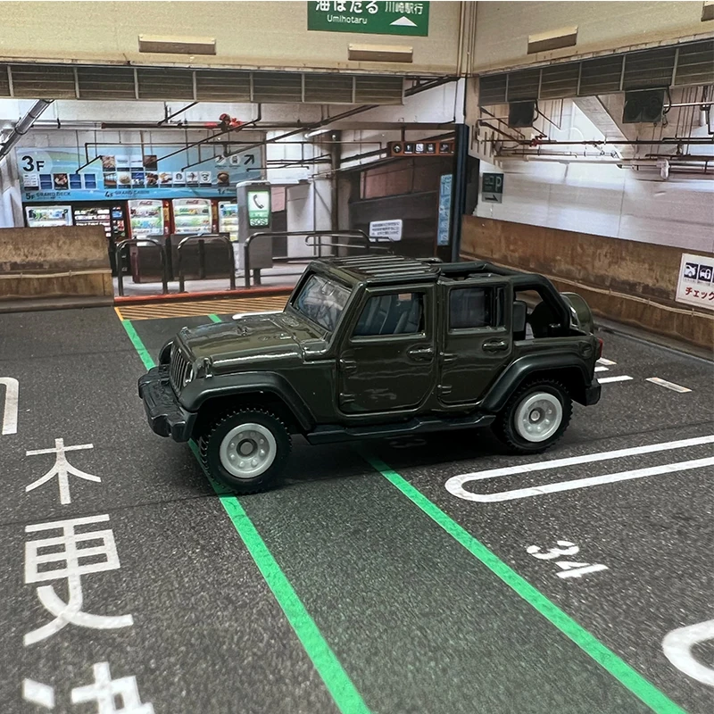 Jeep Wrangler Diecast Model 7 cm Dark Gray 5 Jeep Wrangler Diecast Model 7 cm Dark Gray - Image 5