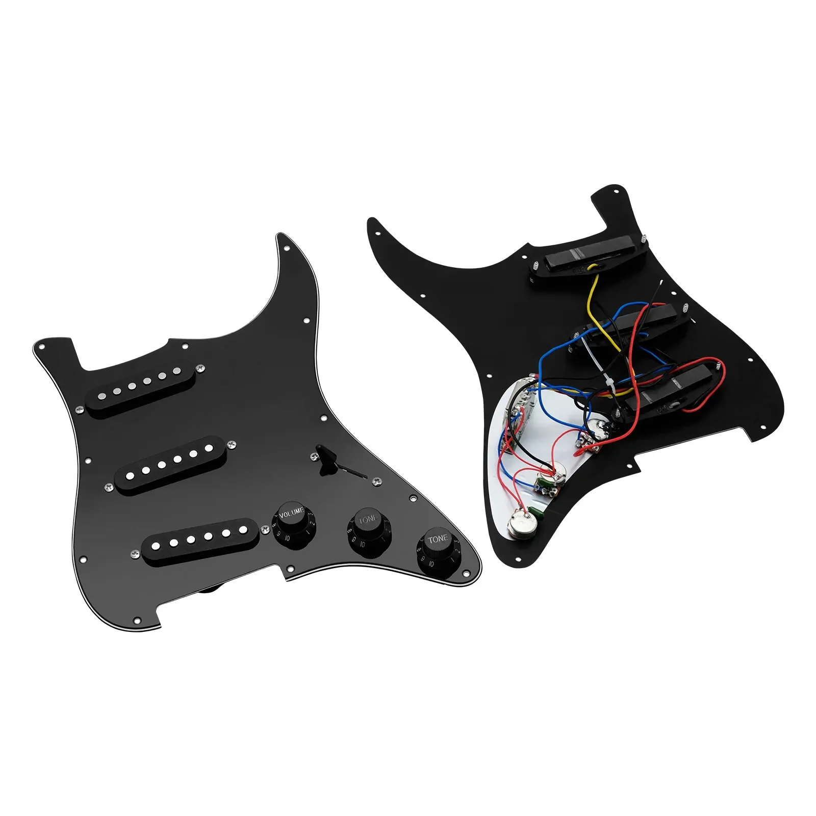 Electric Guitar Loaded Pickguard for ST Style 9 Electric Guitar Loaded Pickguard for ST Style - Image 9