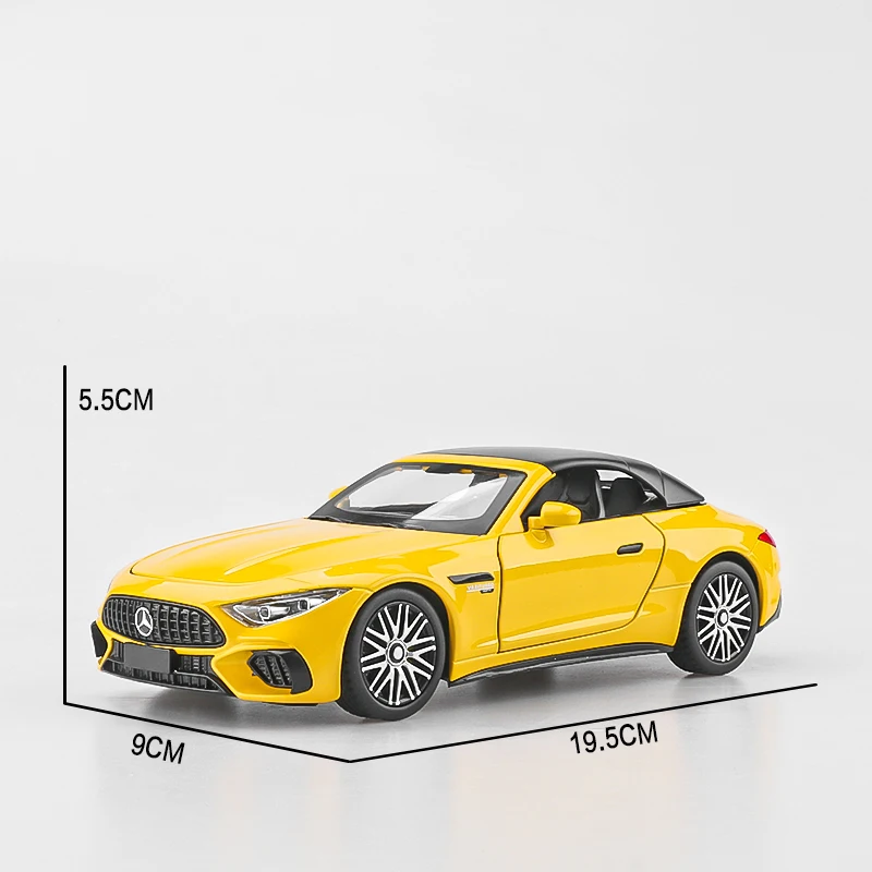 Benz SL63 AMG 1:24 Scale Diecast Model 2 Benz SL63 AMG 1:24 Scale Diecast Model - Image 2