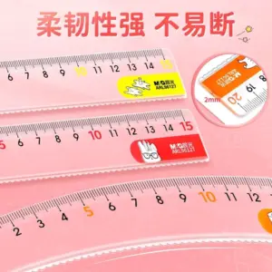 Colorful Plastic Rulers Set for Students 12 Sa4cf8f18f9464ad990a5e7f18c76ee68B
