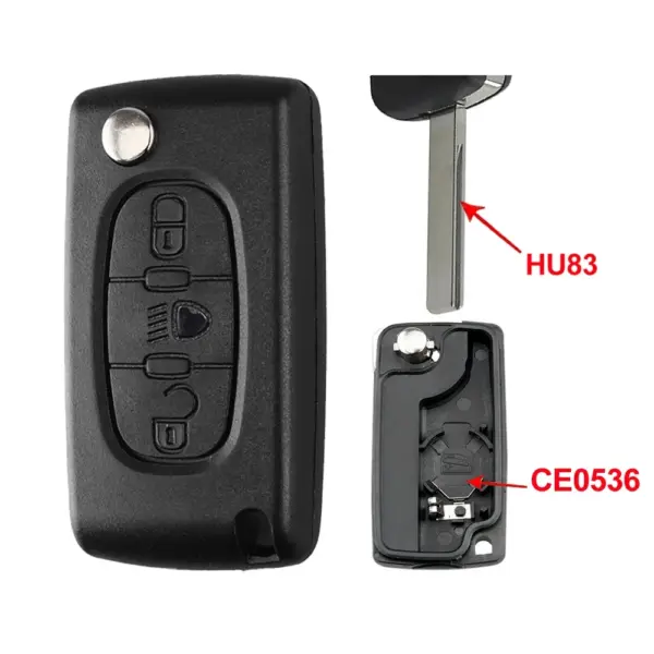 Flip Remote Key Shells for Citroen Peugeot - Image 11