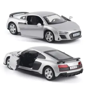 1:36 Scale Yellow Audi R8 Diecast Model 12 Sa5bd1cf87b9f4c2fbbe7fade3210a6fas