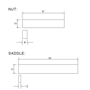 12-Piece Premium Buffalo Bone Nut and Saddle Set 14 Sa6a4e2dfd11840a38ee33d6355d5dffcr
