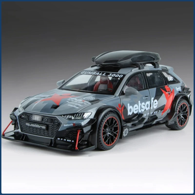 1/24 Scale Diecast Modified RS6 Car Model 2 1/24 Scale Diecast Modified RS6 Car Model - Image 2