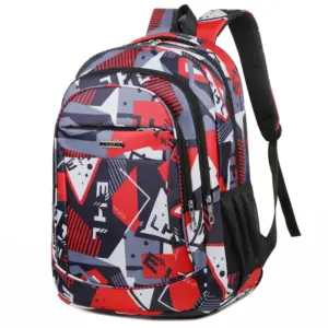 Vibrant 16-Inch Laptop Backpack with Geometric Pattern 17 Sa6e445324ccc4652875869caeedb283dX