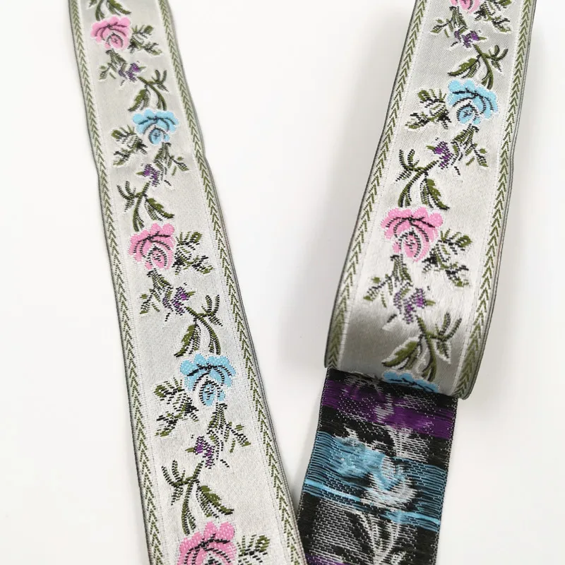 Vintage Ethnic Embroidery Ribbon 33mm 7 Meters 42 Vintage Ethnic Embroidery Ribbon 33mm 7 Meters - Image 42