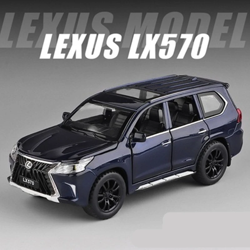 1:32 Lexus LX570 SUV Diecast Model Black 7 1:32 Lexus LX570 SUV Diecast Model Black - Image 7