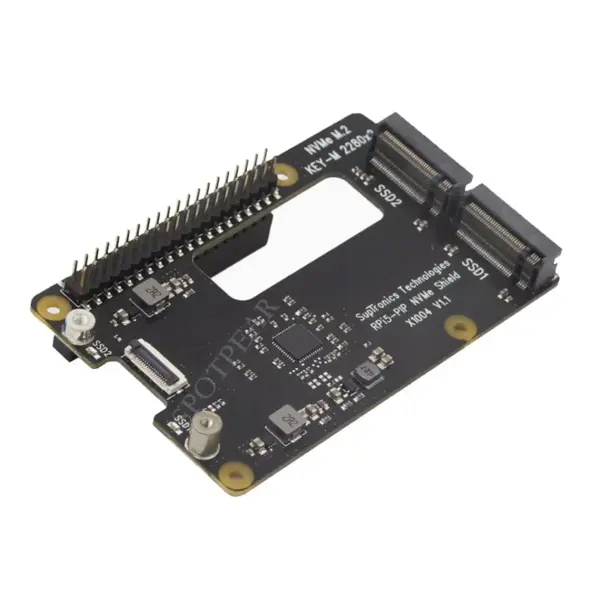 Dual M.2 NVMe SSD Adapter Board for Raspberry Pi 5 - Image 4
