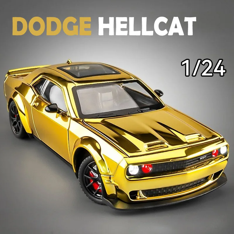 Dodge Hellcat SRT 1/24 Scale Diecast Model 2 Dodge Hellcat SRT 1/24 Scale Diecast Model - Image 2