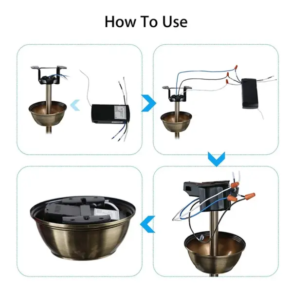 Universal Ceiling Fan Lamp Remote Controller Kit - Image 3