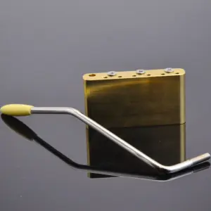 Hand-Made Tremolo Bridge System for Electric Guitars 29 Sa8db4129cdfb4a49a4865e161762a4c0I