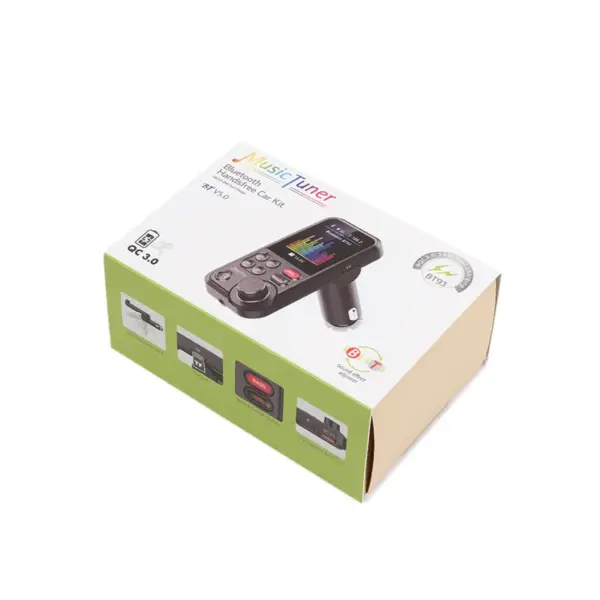 Bluetooth Car Adapter with TFT Display and Dual USB - Image 6