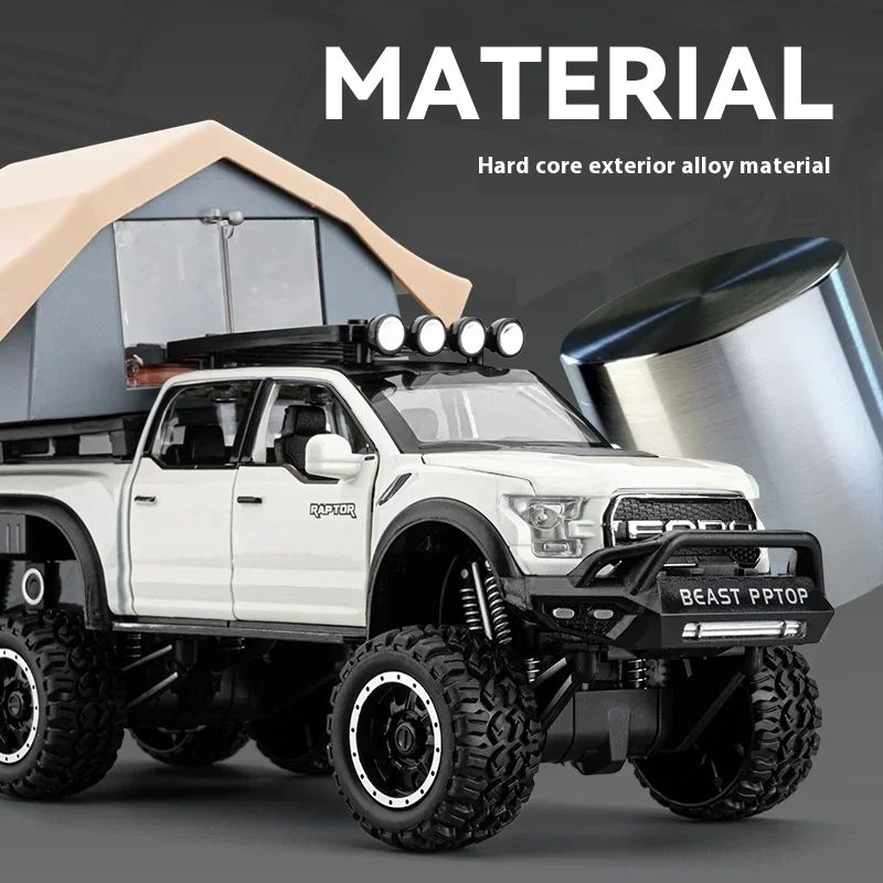 Ford Raptor F150 1:24 Scale Diecast Model 4 Ford Raptor F150 1:24 Scale Diecast Model - Image 4