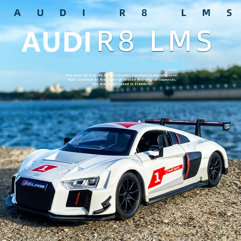 1/24 Audi R8 LMS Diecast Racing Car Model 7 1/24 Audi R8 LMS Diecast Racing Car Model - Image 7