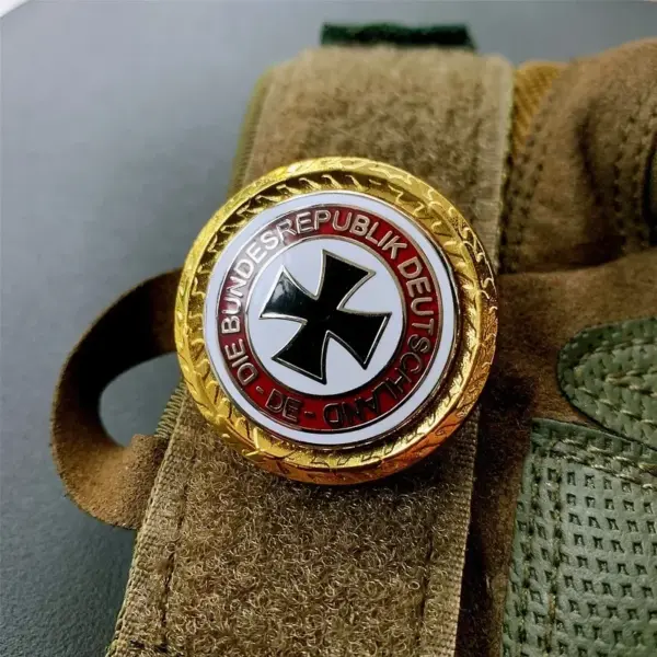Prussian Maltese Cross Decorative Brooch Pin - Image 5