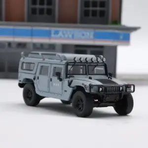 Hummer H1 Diecast Model SWAT Navy Grey 14 Sabf8d1beefde4aa79c16924626da1f17x