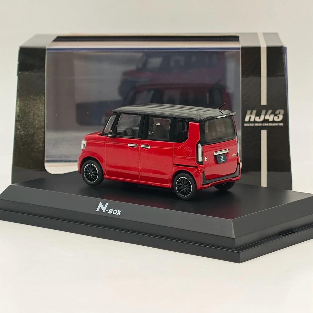 1/43 N-BOX Custom Diecast Model in Crystal Red 3 1/43 N-BOX Custom Diecast Model in Crystal Red - Image 3